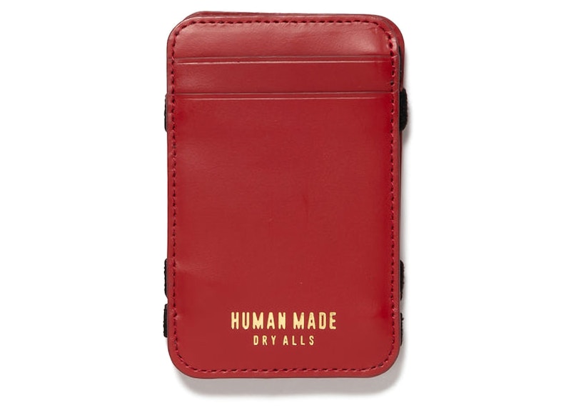 Human Made Leather Magic Band Card Case Red - SS23 - US