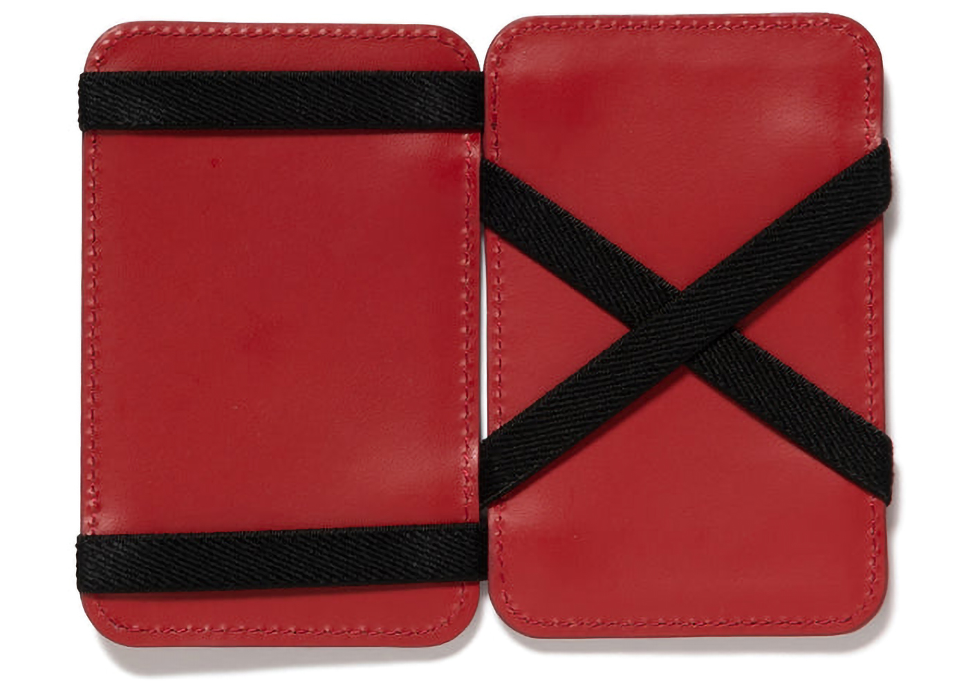Human Made Leather Magic Band Card Case Red - SS23 - US