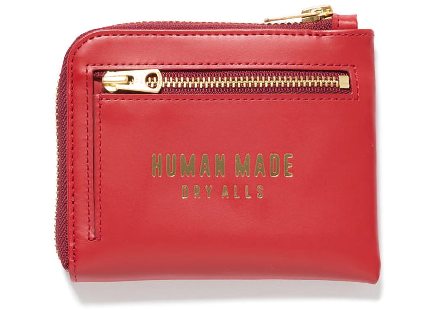 Human Made Leather Wallet Red - SS23 - US