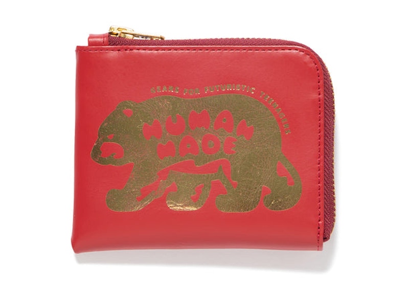 Human Made Leather Wallet Red - SS23 - GB