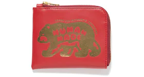 Human Made Leather Wallet Red