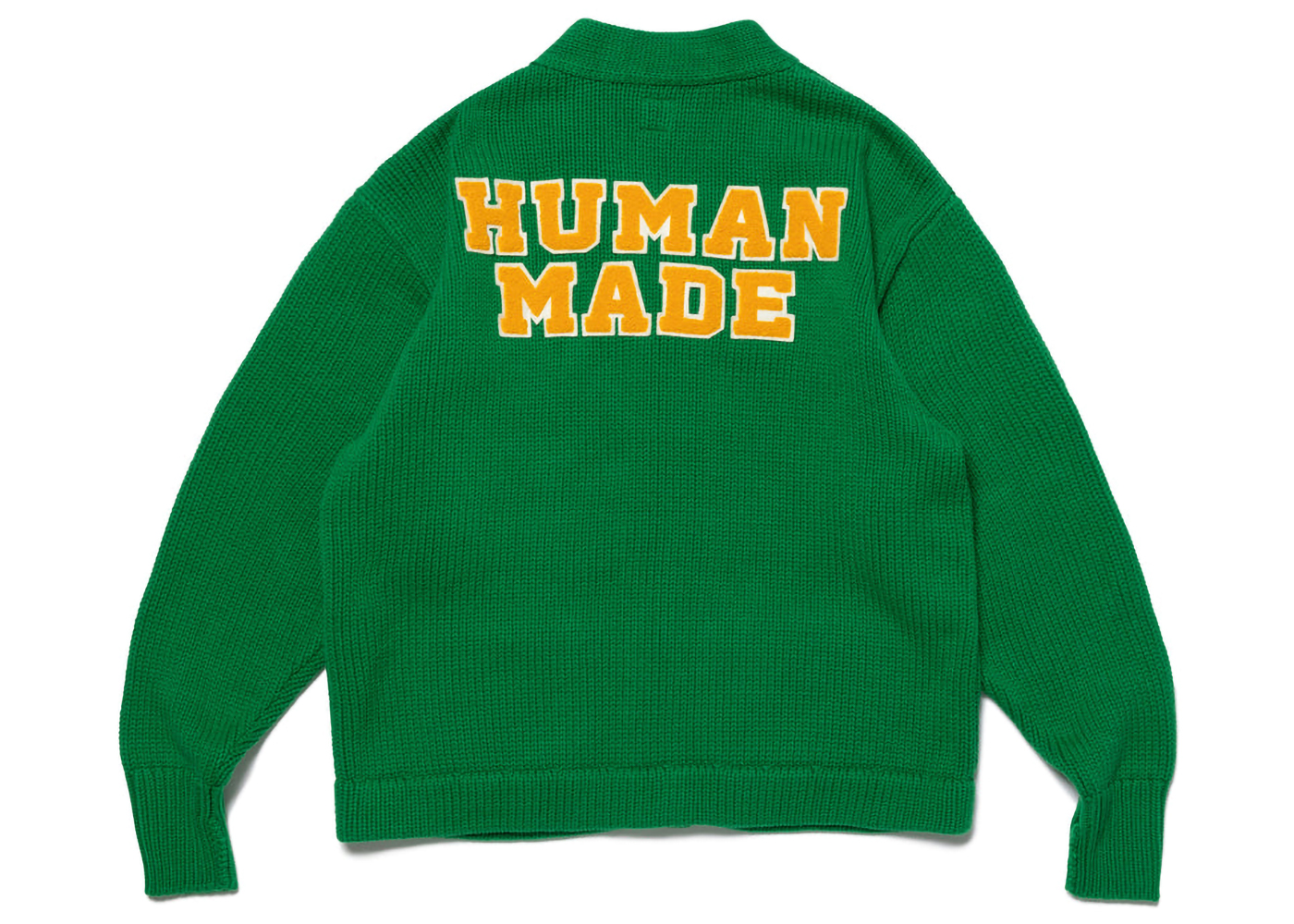 Human Made Low Gauge Knit Cardigan Green