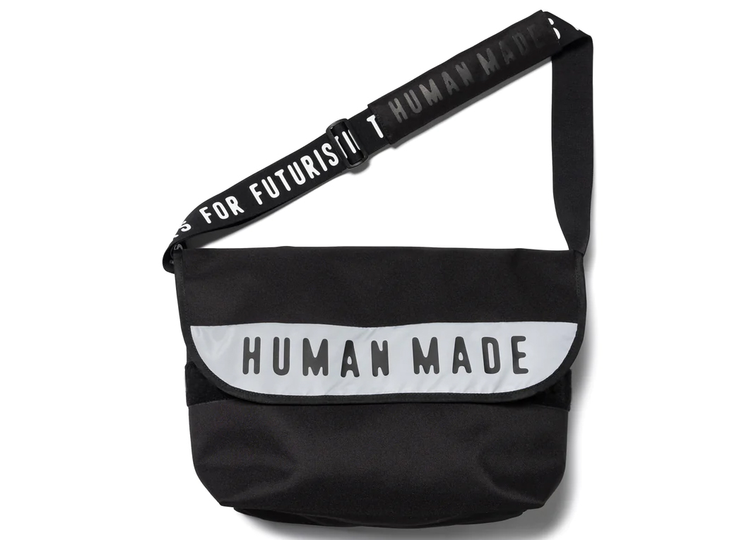 Human Made Messenger Bag Large Black - FW23 - JP