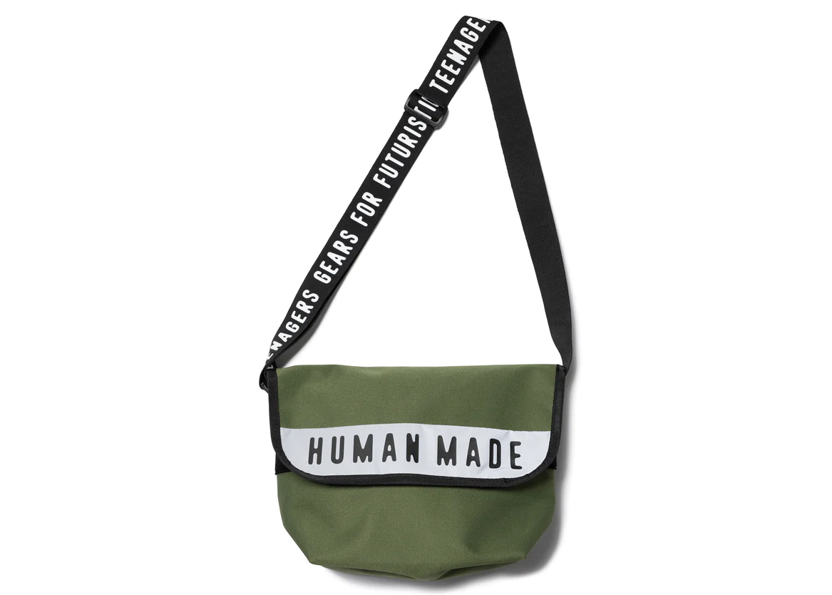 Human Made Messenger Bag Medium Olivedrab - FW23 - US