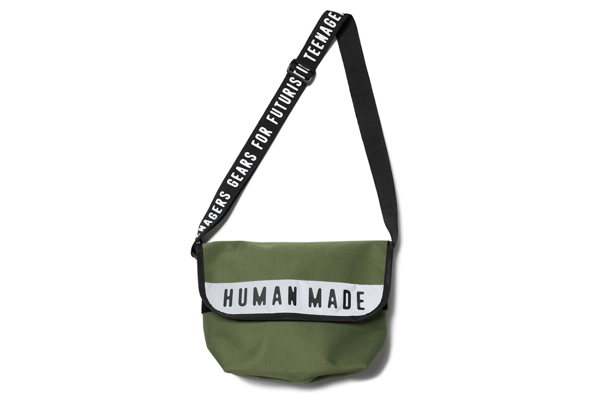 Pre-owned Human Made Messenger Bag Medium Olivedrab