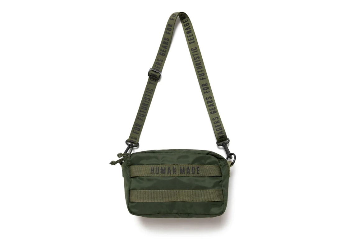 Pre-owned Human Made Military #1 Pouch Olive Drab
