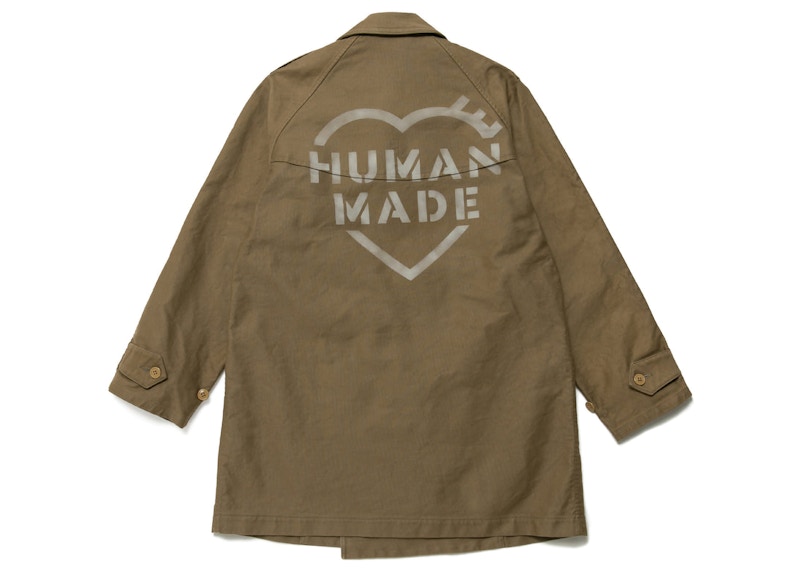 Human Made Military Motorcycle Coat Beige Men's - SS23 - US