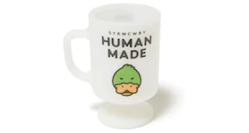 Human Made Milk Glass Pedestal Mug Duck