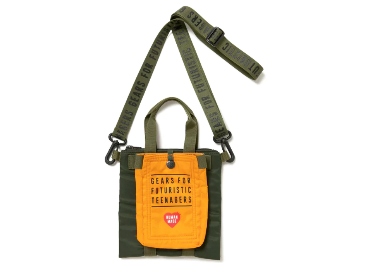 Human Made Mini Helmet Bag Olive Drab - FW22 - US