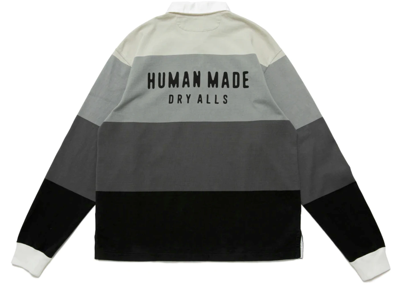 Human Made Multi Stripe Rugby Shirt Grey Men's - SS22 - US