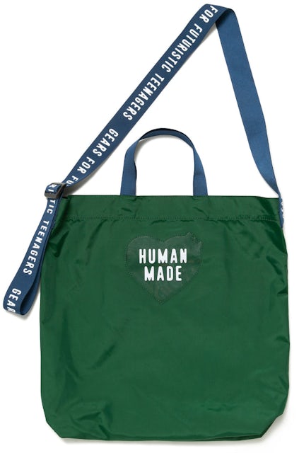 Human Made Heart Denim Tote Bag Indigo - SS23 - GB