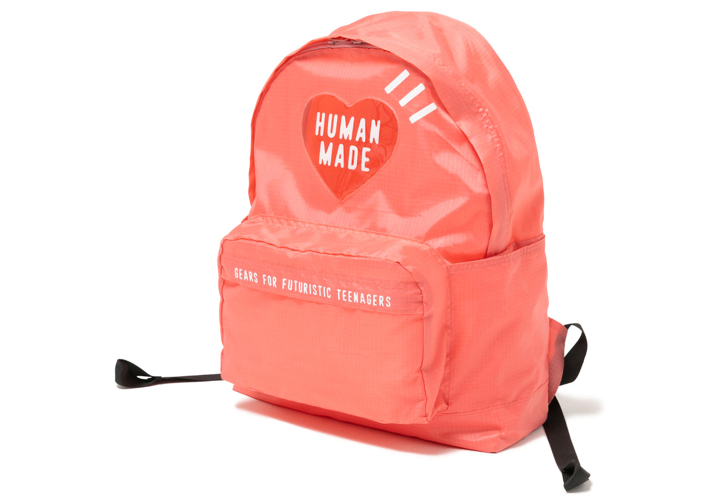 Human Made Nylon Ripstop Heart Backpack Pink - FW22 - US