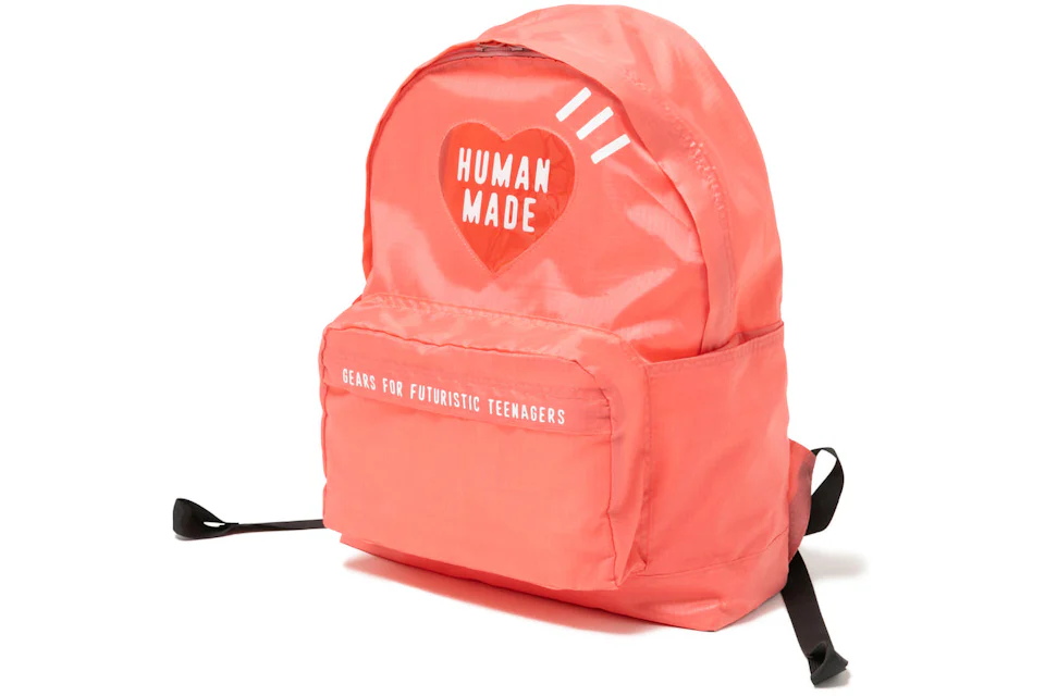 Human Made Nylon Ripstop Heart Backpack Pink - FW22 - US