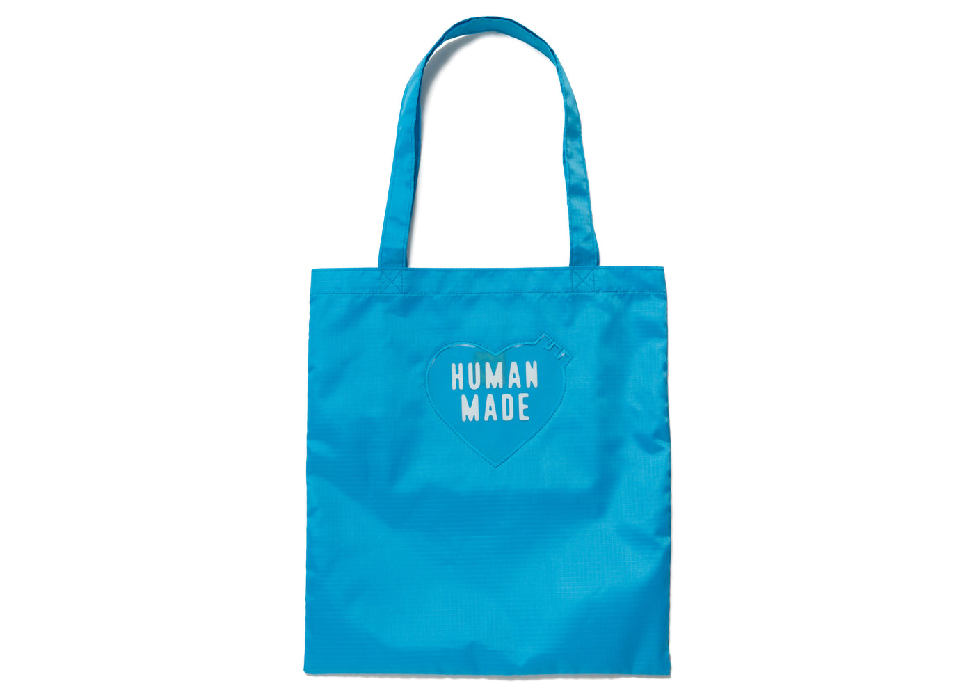 Human Made Nylon Ripstop Heart Tote Bag Blue - FW22 - JP