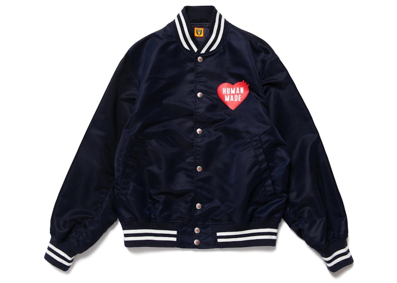 Human Made Nylon Stadium Jacket Navy - FW22 Uomo - IT