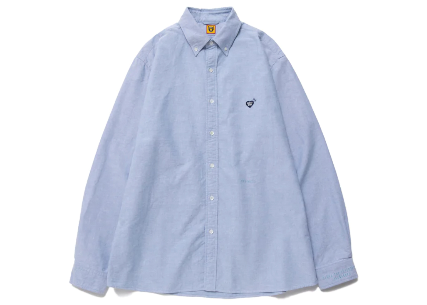 Human Made Oxford BD L/S Shirt Blue Men's - SS23 - US