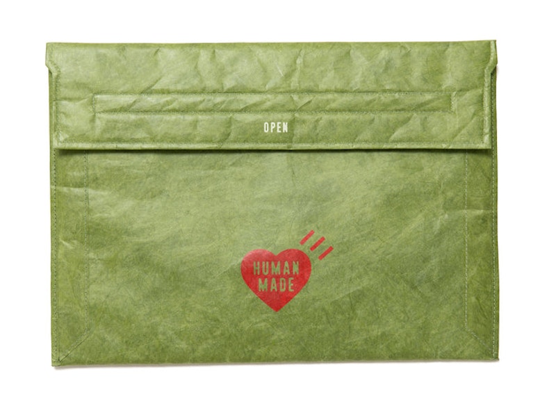 Human Made PC Tablet 14 Inch Sleeve Olive Drab - SS23 - GB