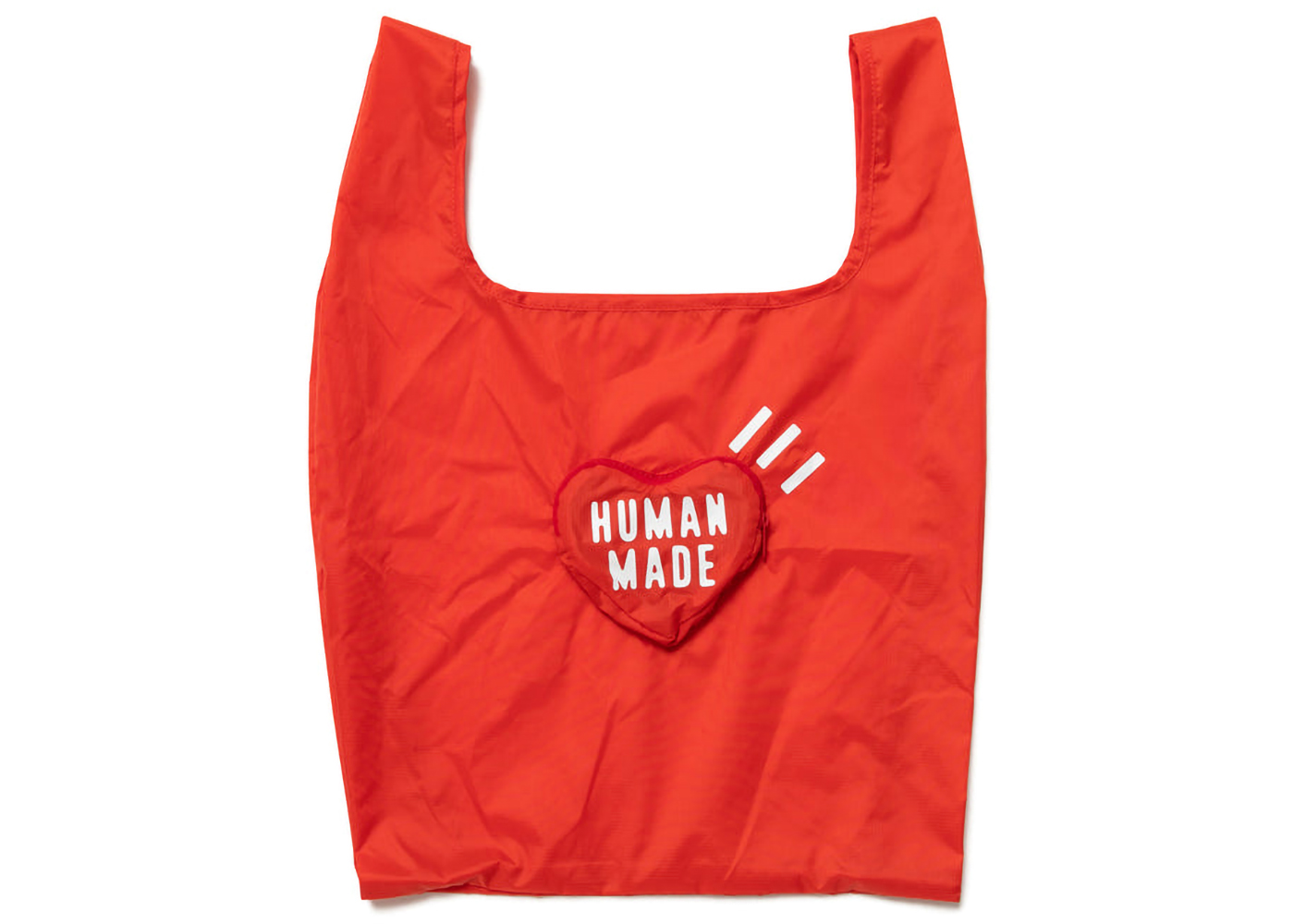 Human Made Nylon Heart 2 Way Tote Bag Red - SS23 - US