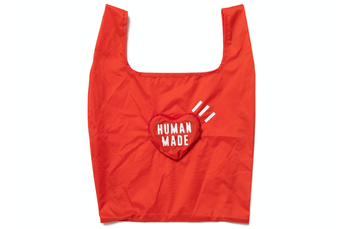 Pre-owned Human Made Packable Nylon Tote Bag Red