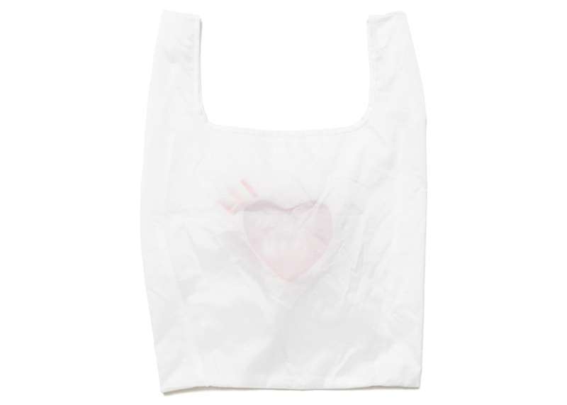 Human Made Packable Nylon Tote Bag White - SS23 - US