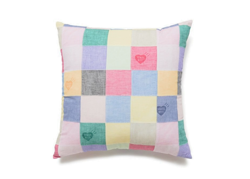 Human Made Patchwork Cushion Pink - SS22 - JP