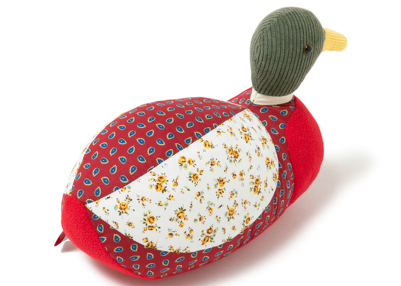 Human Made Patchwork Duck Doll Plush Red - FW22 - US
