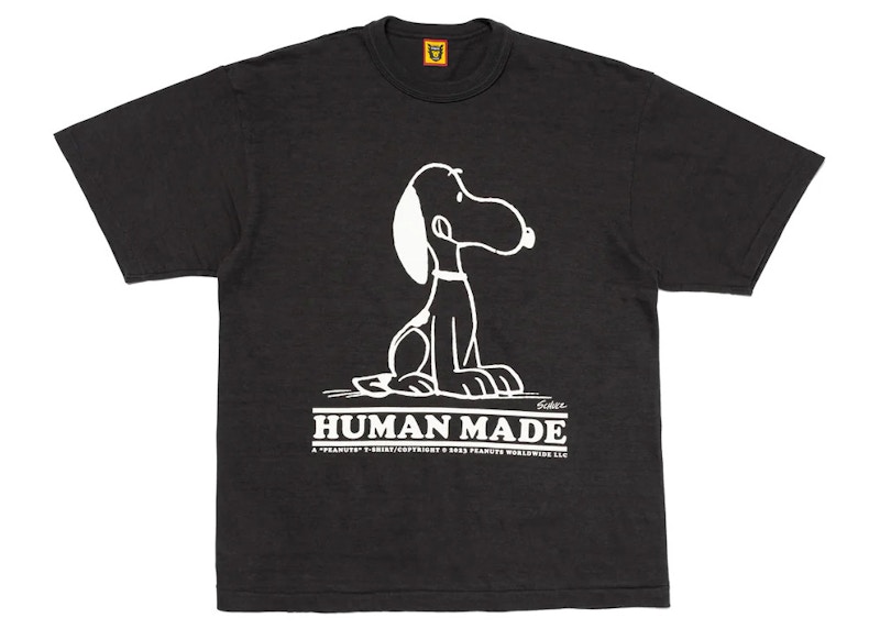 Human Made Peanuts #1 T-shirt Black Men's - SS23 - GB