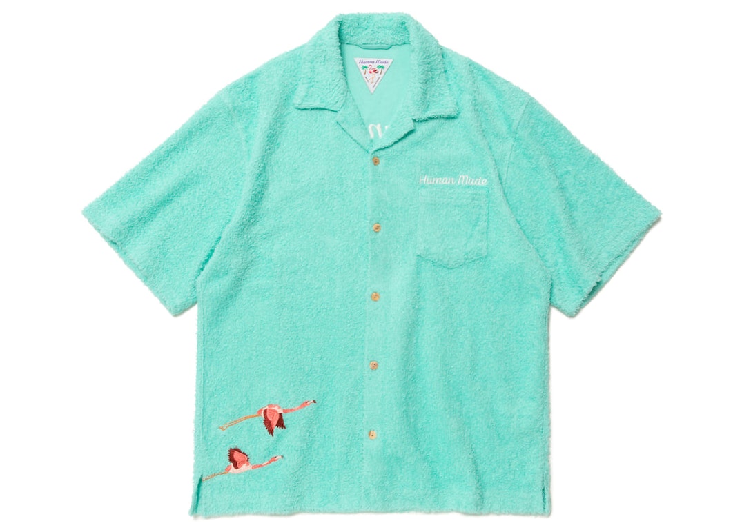 Pre-owned Human Made Pile Shirt Green