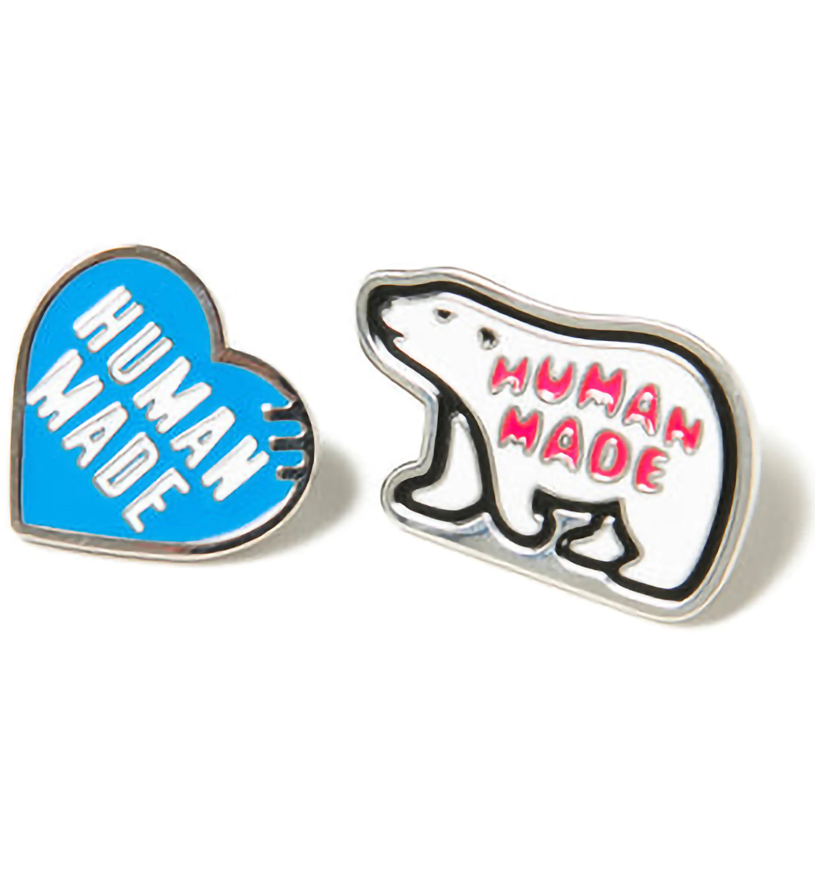 Human Made Pin Badge (Set of 2) Blue - FW22 - IT
