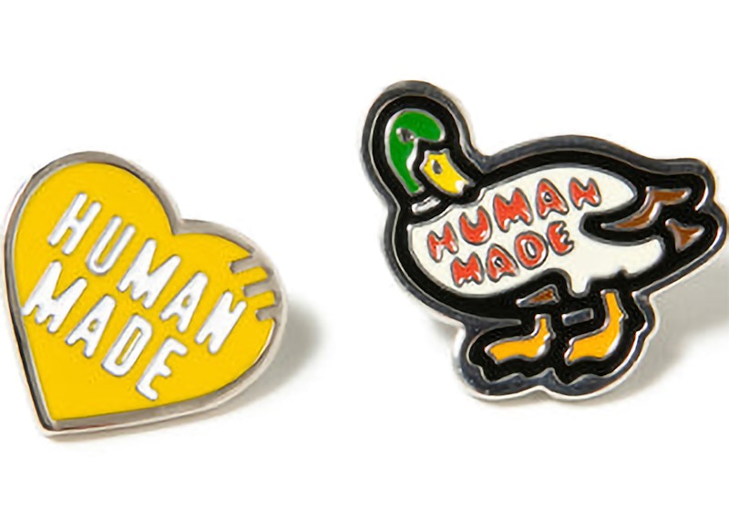 KAWS×HUMAN MADE - PIN BADGE SET