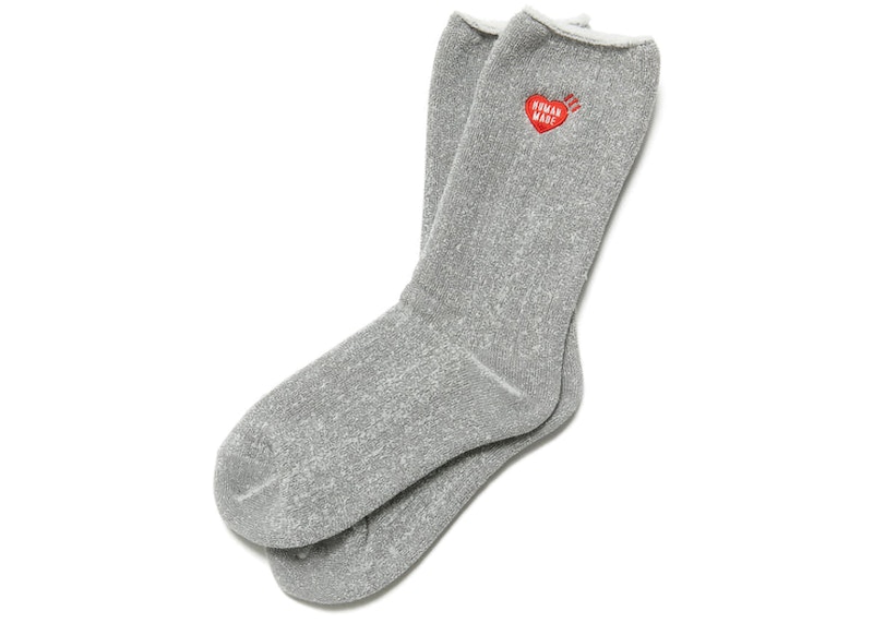 Human Made Plating Pile Socks Grey