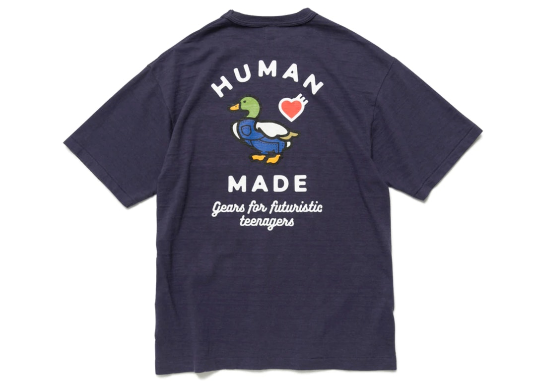 Pre-owned Human Made Pocket #3 T-shirt Navy