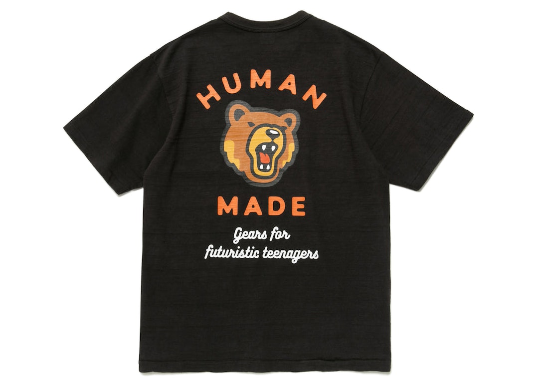 Pre-owned Human Made Pocket Bear #1 T-shirt Black