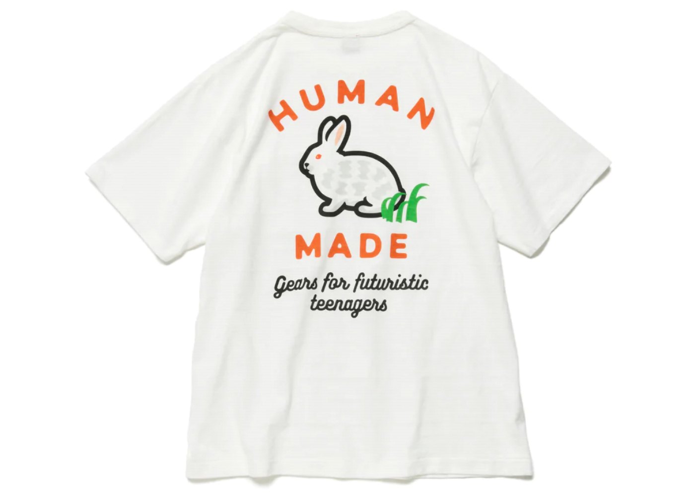 Human Made Pocket Rabbit #2 T-Shirt White 男装- FW22 - CN