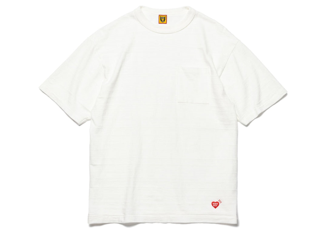 Pre-owned Human Made Pocket T-shirt (fw22) White