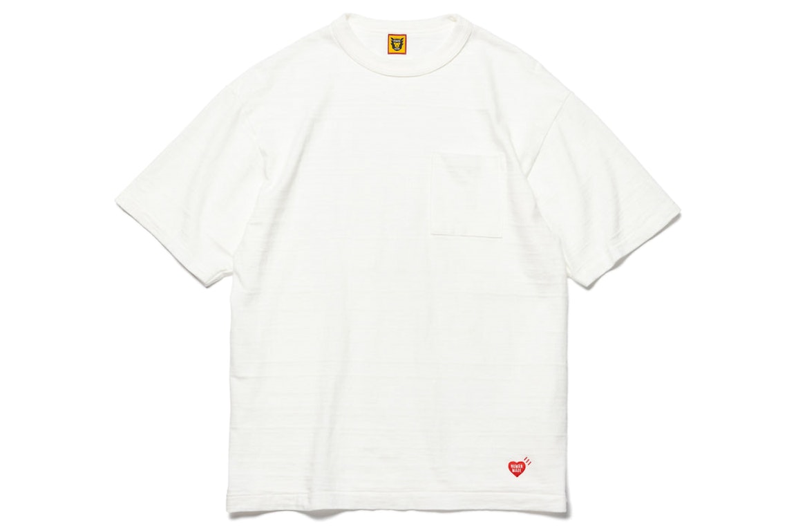 Pre-owned Human Made Pocket T-shirt (fw22) White