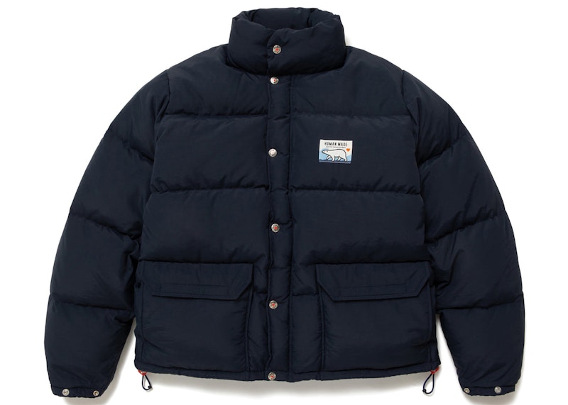 Human Made Polar Bear Down Jacket Navy Men's - FW22 - GB