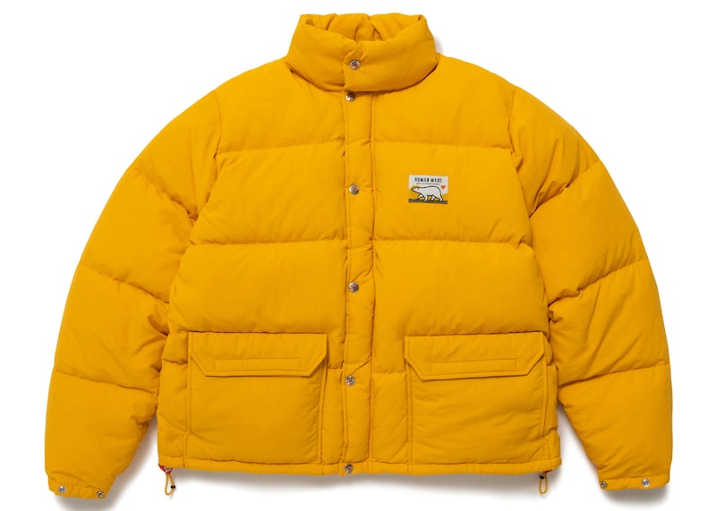 Human Made Polar Bear Down Jacket Yellow Men's - FW22 - US