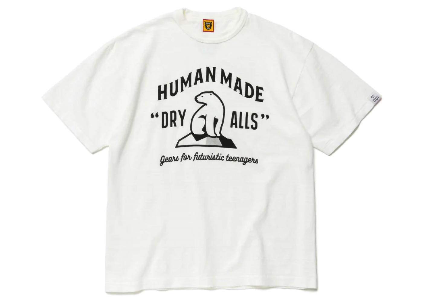 Human Made Polar Bear Dry Alls T-Shirt White