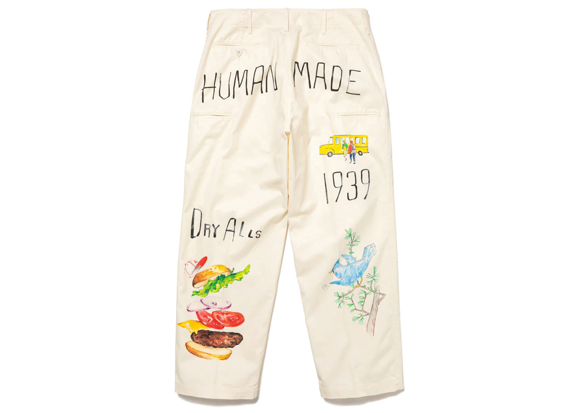Human Made Printed Chino Pants White メンズ - FW23 - JP