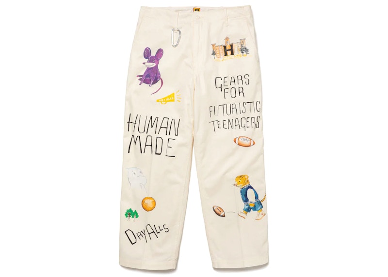 Human Made Printed Chino Pants White メンズ - FW23 - JP