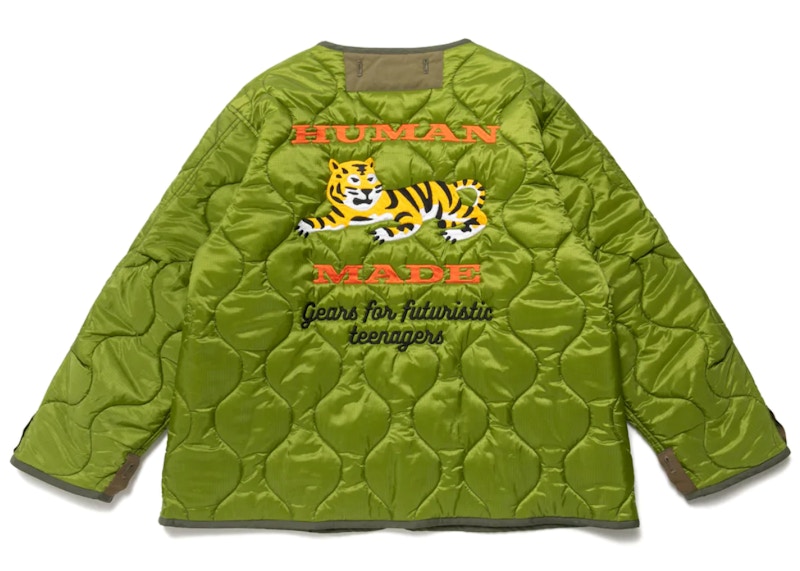 Human Made Quilted Liner Jacket Olive Drab - FW22 メンズ - JP