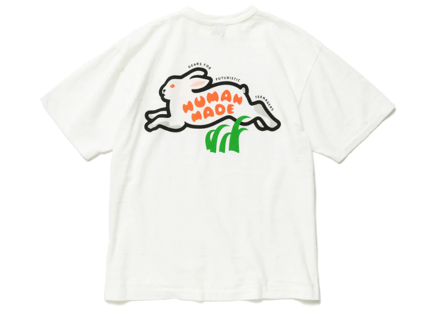 Human Made Rabbit Graphic #2 T-Shirt White Men's - FW22 - US