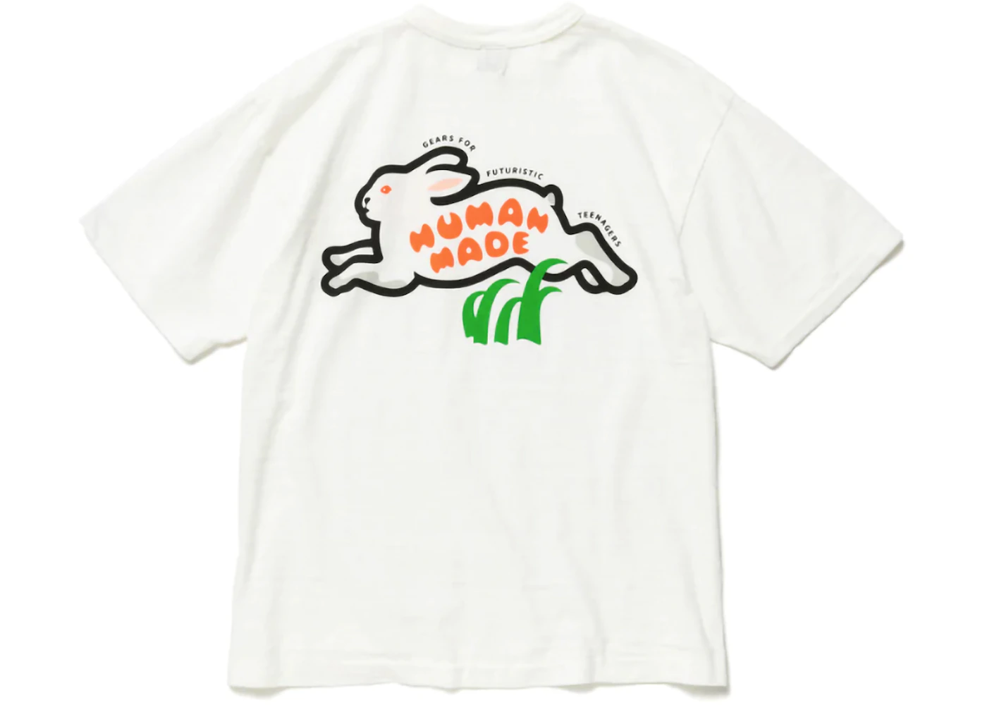 Human Made Rabbit Graphic #2 T-Shirt White Men's - FW22 - US