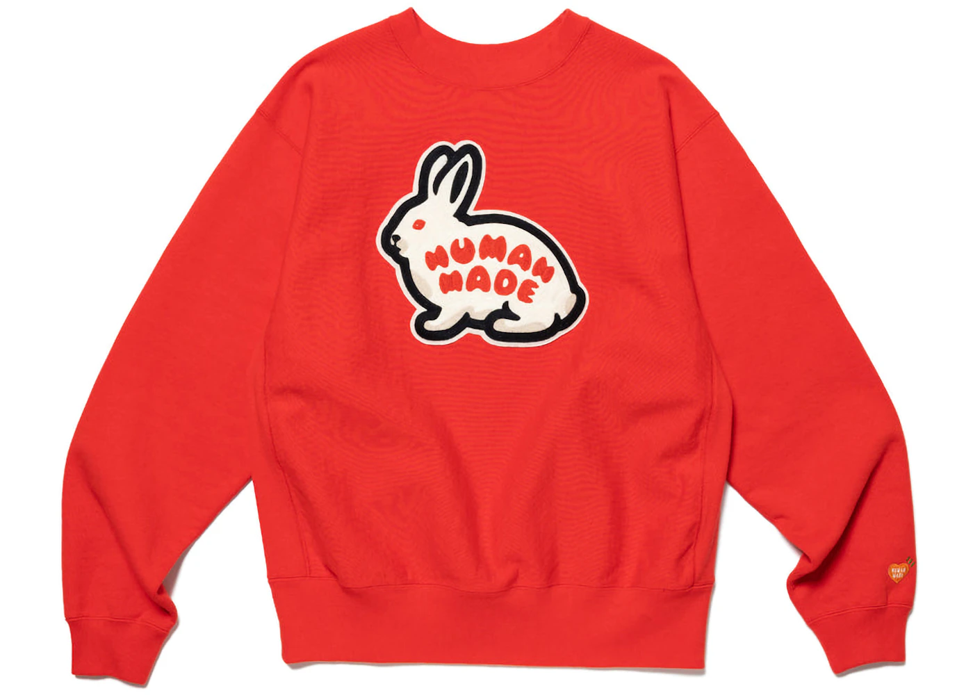 Human Made Rabbit Heavy Weight Crewneck Sweatshirt Red Men's - SS23 - US