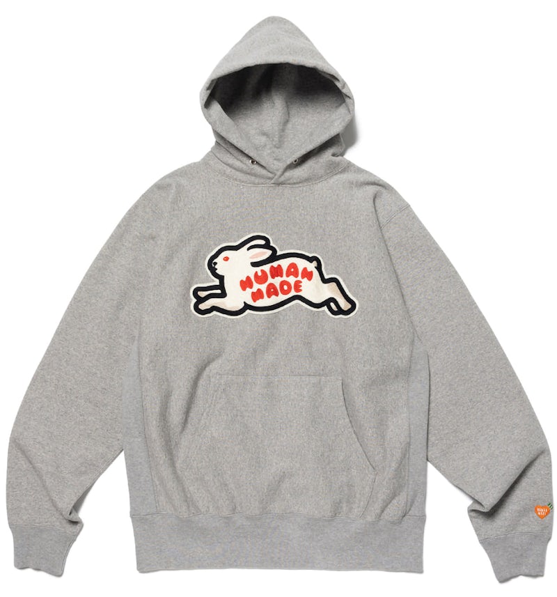 Human Made Rabbit Heavy Weight Hoodie Grey Men's - SS23 - US