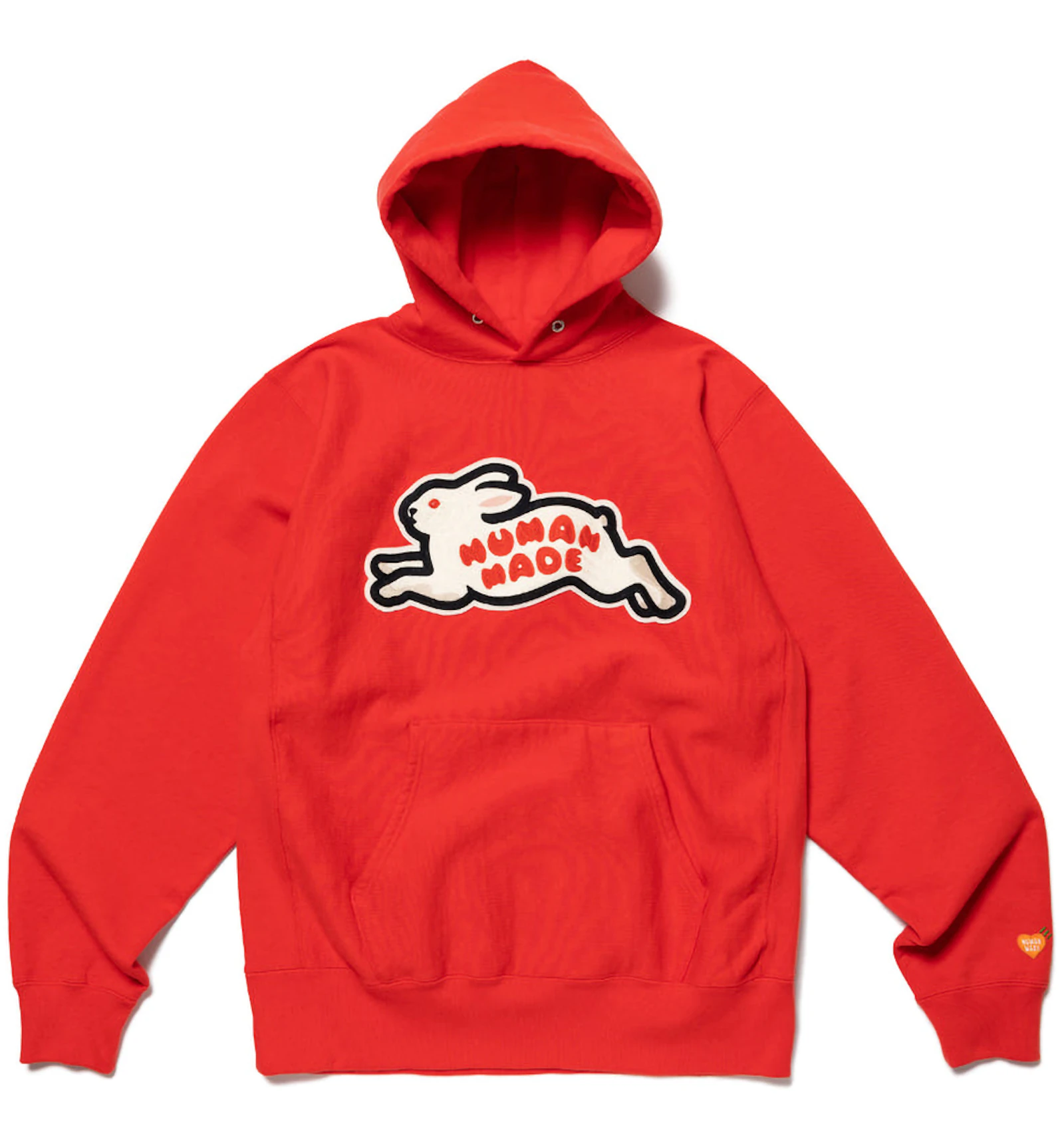 Human Made Rabbit Heavy Weight Hoodie Red - SS23 - US