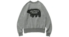 Human Made Raglan Crew Neck Sweatshirt Grey