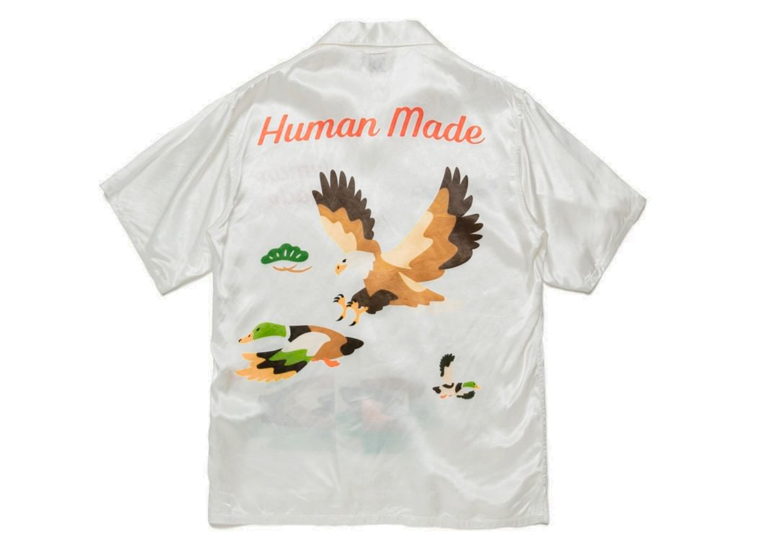 Human Made Rayon Aloha Shirt White Men's - SS22 - US