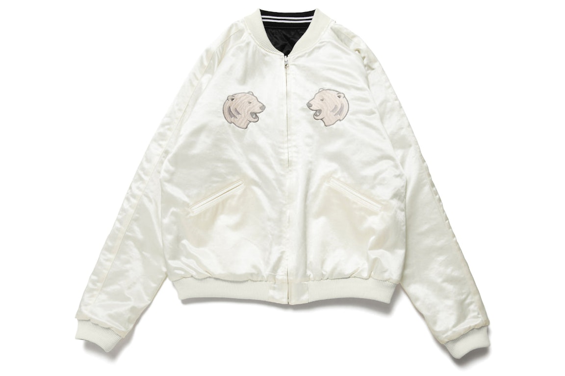 Pre-owned Human Made Reversible Yokosuka Jacket White Black